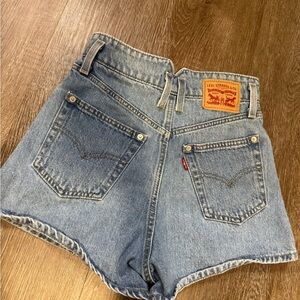 Levi's Light Blue Jean Shorts